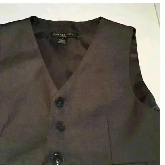 Sahara Club Boy Dress Vest Size 8 Gray - Picture 4 of 8